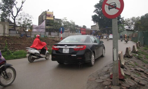 Mức phạt khi ô tô đi vào đường cấm